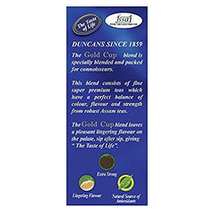Duncans Fine Super Premium Gold Cup Tea - 500gm, 17.6 Ounce | CTC Extra Strong Black Tea - Medium Caffeine Chai Patti