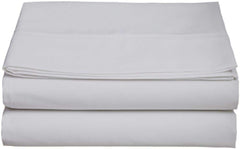 Single Bedsheets Size - 60 X 90 Inches, Grey | 750 Thread Count Sateen Finish Luxuries - Ideal For Guest Room, Hotel Quality | 1 Piece Bed Sheet