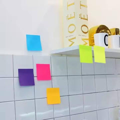 Single Color Sticky Notes – 50 Sheets | Residue-free Memo Pads | For Study & Office Use (Pack-1)