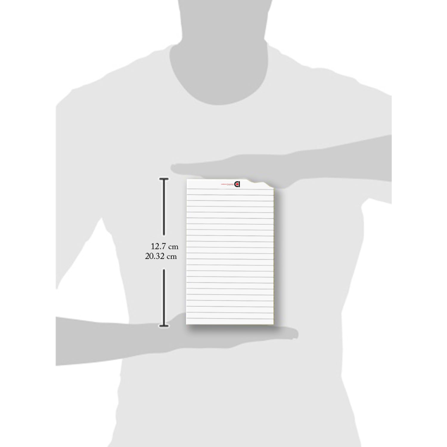 Writing Notepad Ruled 10.5x8.5 Green Pack Of 6 & 5 X 8 White, Pack Of 12- Inch 50 -Sheet Lined