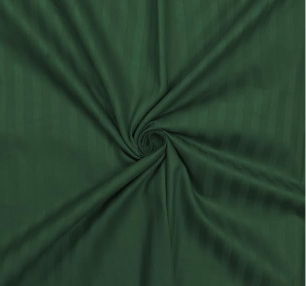 Bedsheet Single Bed With 1 Pillow Cover - 60 X 90 Inches, Dark Green | Ideal For Home, Hotel, Guest House | Soft, Elegant Microfiber For Ultimate Comfort