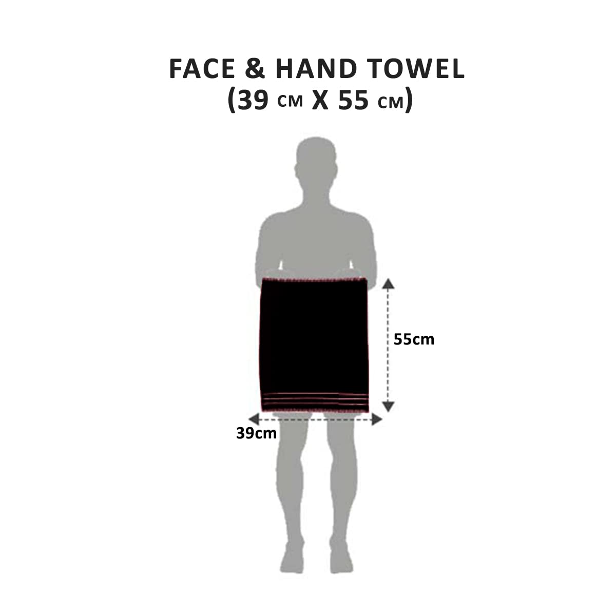 Quick Dry Small Size Microfibre For Hand & Face Wash Towel 300 Gsm (Dark Green)
