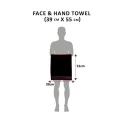 Quick Dry Small Size Microfibre For Hand & Face Wash Towel 300 Gsm (Dark Green)