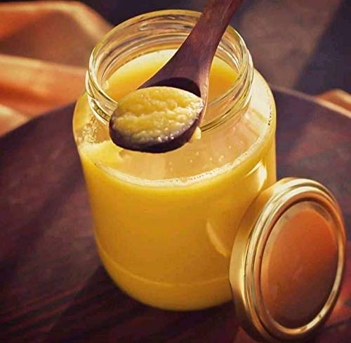 100% Pure A2 Cow Desi Ghee By Dhanowa Greens | Made With Traditional Bilona Method Healthy Desi Cow Ghee Good For Taste | (400ml) 13.5 Ounce | Jar Pack