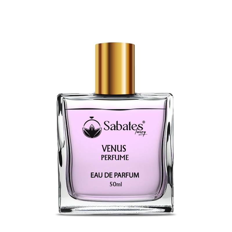 Sabates Venus Eau De Perfume For Women 50ml 1.6 Fl.oz. | Long Lasting Aqua Fragrance For Women