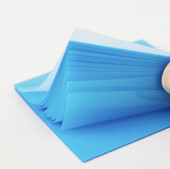 Transparent Sticky Notes 50 Sheets Note Paper Daily Check List School Stationery | Pack Of 3, Blue