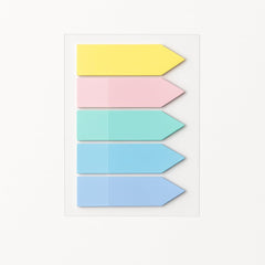 Transparent Sticky Notes, Self-Adhesive Waterproof Flag Sticky Note Pads, Multicolor - 100 Pcs