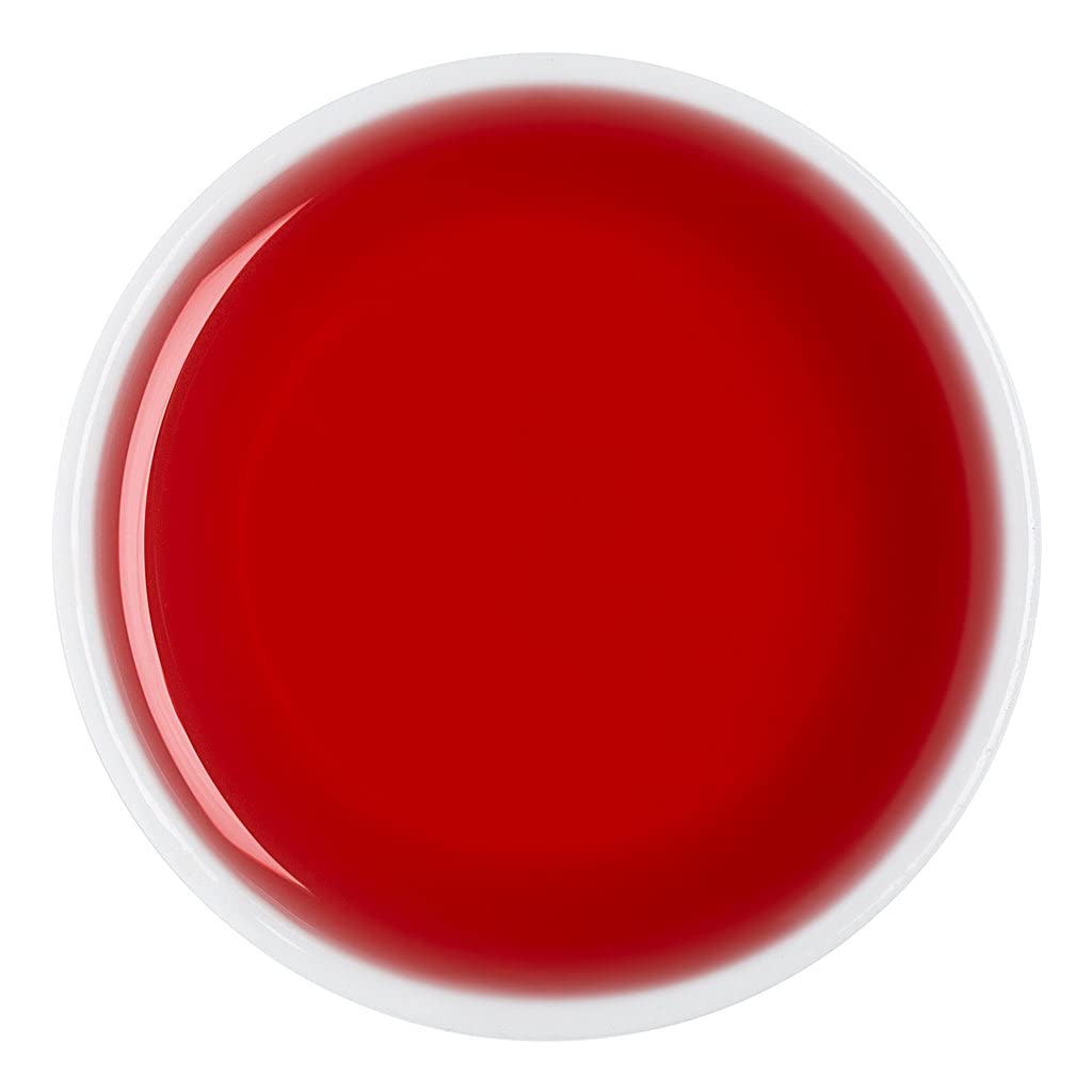 Teabox Hibiscus Lemongrass Tisane Tea - 100gm, 3.5 Ounce | Made With Citrusy Tisane Hibiscus, Lemongrass & Licorice - Caffeine Free | Hot & Cold Tea