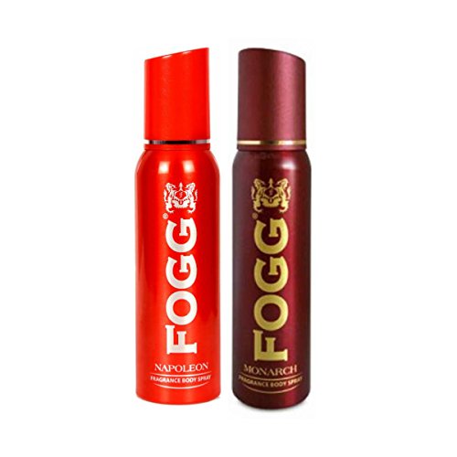 Fogg Napoleon & Monarch Deodorant For Men 120ml Each 4 Fl.oz. | Long Lasting No Gas Fragrance