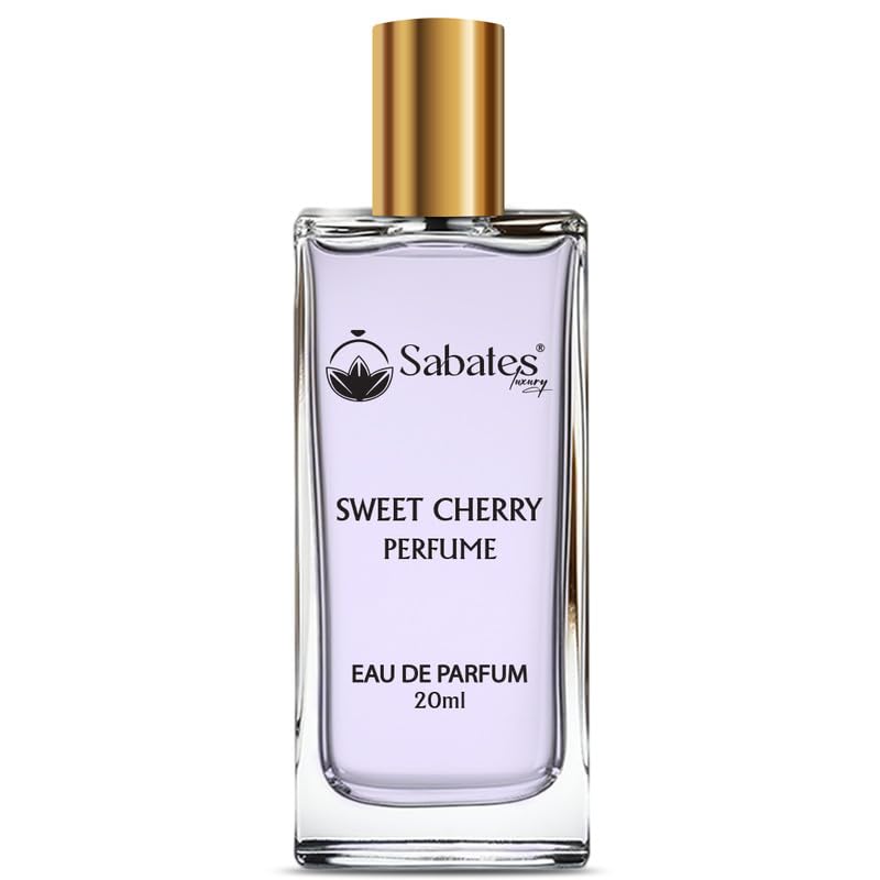 Sabates Sweet Cherry Eau De Parfum 20ml 0.6 Fl.oz. | Luxury Long Lasting Date Night Fragrance | Ideal Gift For Girlfriend