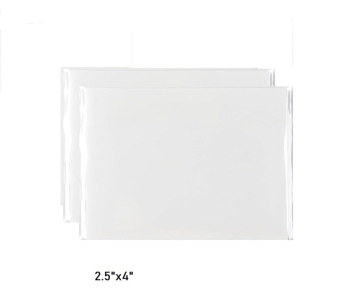 100 Sheets Transparent Sticky Notes, Waterproof Memo Sticky Notes For Office - 2.5 X 4 Inch