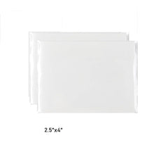 100 Sheets Transparent Sticky Notes, Waterproof Memo Sticky Notes For Office - 2.5 X 4 Inch