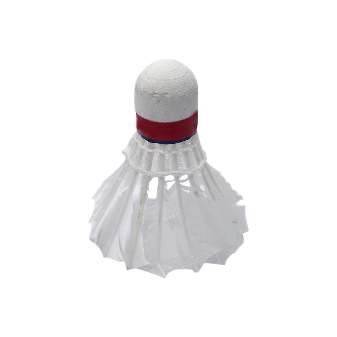 Verbier Set Of 10 Pcs White Feather Badminton Shuttlecocks For Sports Play , Perfect For Competition