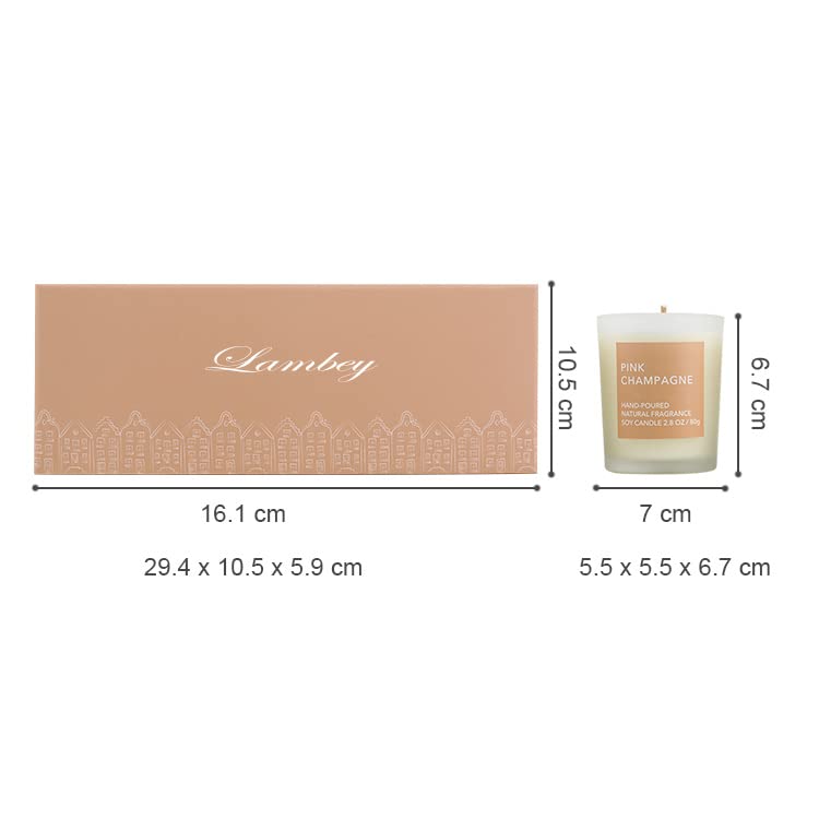 HAND POURED CANDLE FRAGRANCE SOYS WAX VOTIVE GLASS CANDLES AROMA GIFT SET
