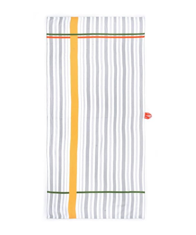 Thirsty Towel By Doctor Towels Bamboo Bath Towel 460 Gsm | Just Stripes Design | Herringbone Weave Fabric (Multicolor)
