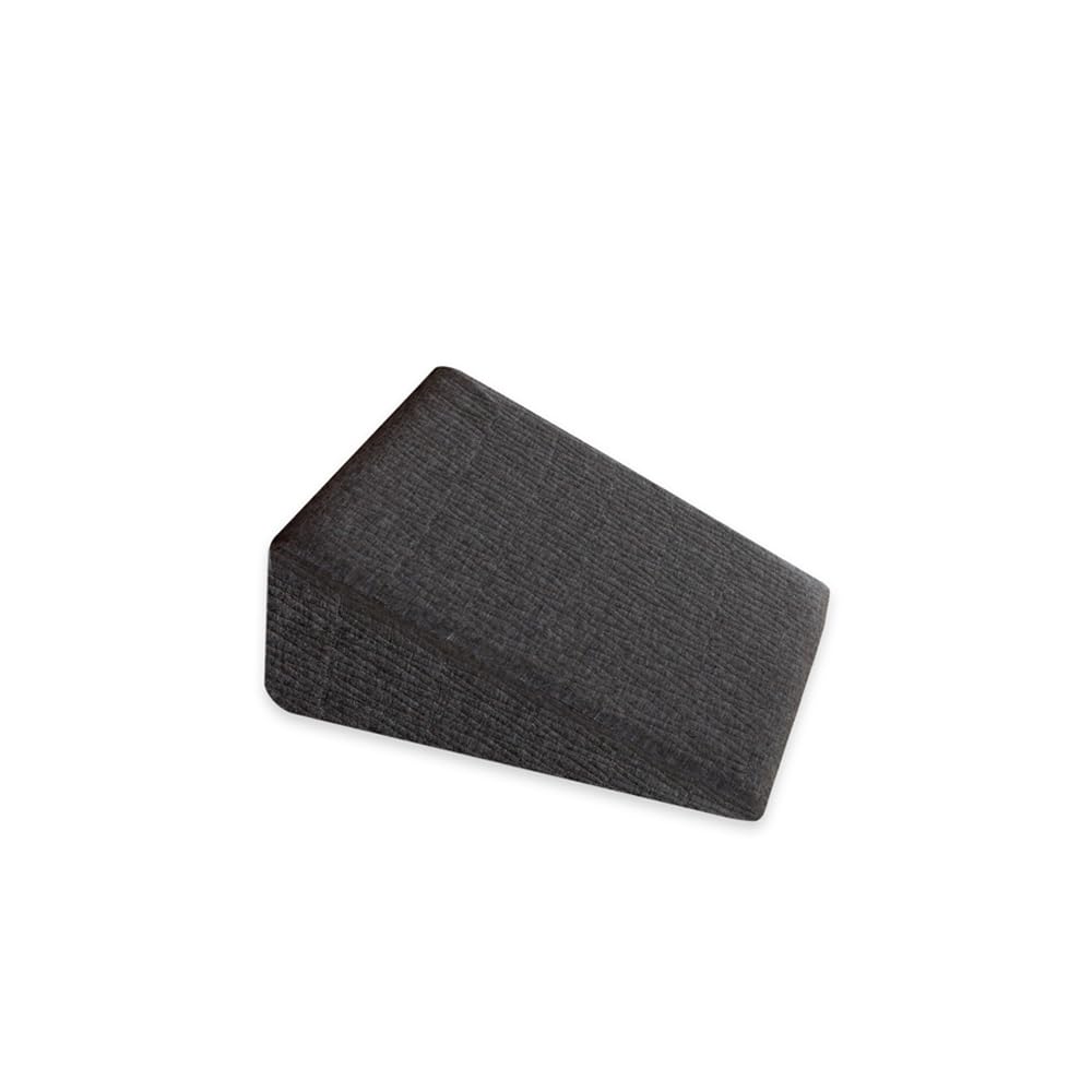Orthopedic Bed Wedge Pillow, Acid Reflux Convoluted Memory Foam Pillow, Black - 18 L X 18 W X 10 H Inches | Medical Grade Foam Support Firm Pillow For Sleeping, Anti Snoring, Post Surgery