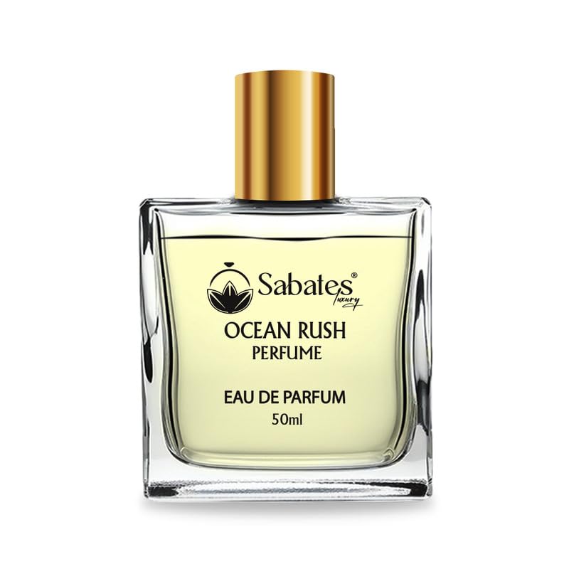 Sabates Ocean Rush Eau De Parfum 50ml 1.6 Fl.oz. |  Long Lasting Fresh Fragrance For Men & Women