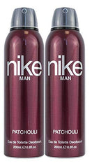 Nike Patchouli Men Eau De Toilette Long Lasting Deodorant 400ml 13.5 Fl.oz. Pack Of 2| Perfect For Partywear