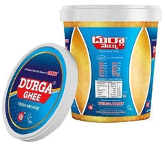 Pure Natural Buffalo Ghee By Durga Ghee | Rich In Protein & Fiber Healthy Desi Ghee Good For Cooking | (500ml) 16.9 Ounce | Jar Pack
