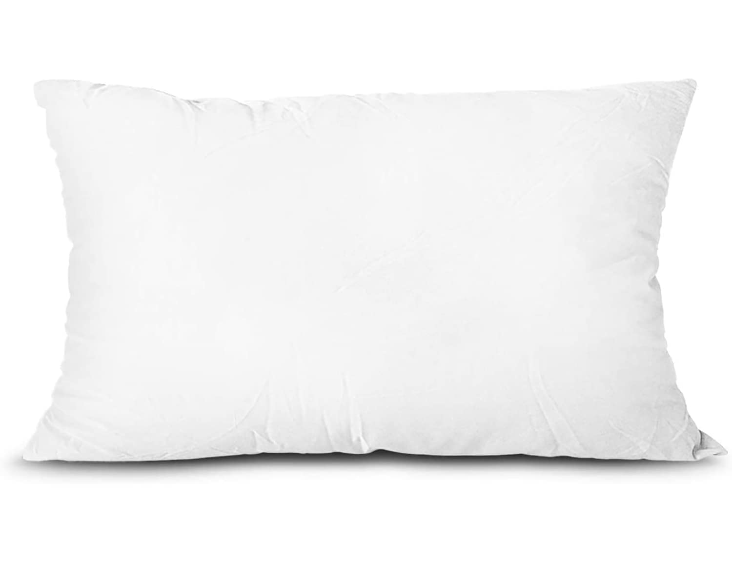 Luxurious Microfiber Pillow Filler - 16 X 24 Inch, White Pillow | Washable With Machine Wash Pillow, Side Sleeper, Back Sleeper & A Stomach Sleeper, Pillow Stuffed With Soft - 1 Piece