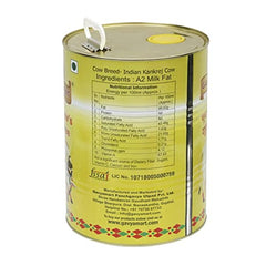 100% Pure Indian A2 Cow Ghee By Gavyamart | Rich In Healthy Fat Nutrients Desi Cow Ghee Perfect For Weight Loss | (5 Litr) 169.0 Ounce | Tin Pack