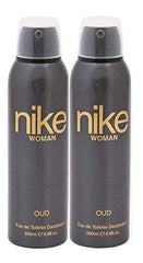 Nike Oud Eau De Toilette Deodorant Body Spray 400ml 13.5 Fl.oz. Pack Of 2 | Perfect Valentine Gift For Girlfriend