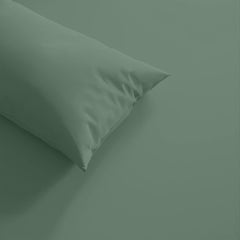 Bamboo Elastic Fitted Bedsheet With 2 Pillow Cover - 48 X 78 Inches, Aqua Green | Soft, Breathable & Eco-Friendly | Perfect Gifting Festival, Housewarming, Anniversaries
