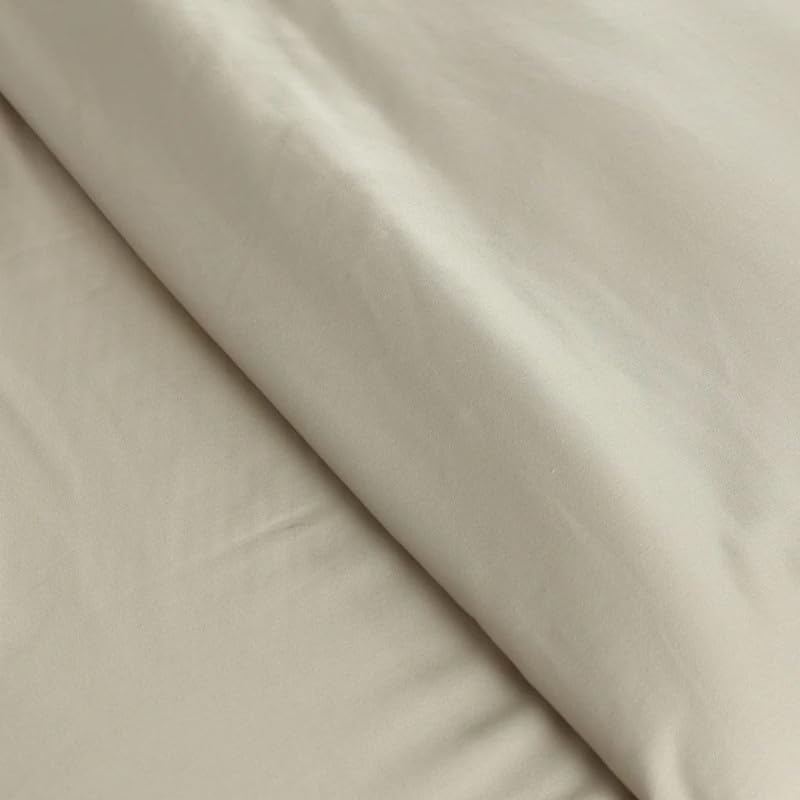 Double Bedsheets For King Size With Pillowcases - 108 X 108 Inches, Warm Taupe | Soft Breathable Bamboo Fabric - Bedroom Decor Comfortable Bedsheets
