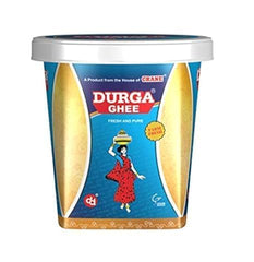 Pure Natural Buffalo Ghee By Durga Ghee | Rich In Protein & Fiber Healthy Desi Ghee Good For Cooking | (500ml) 16.9 Ounce | Jar Pack