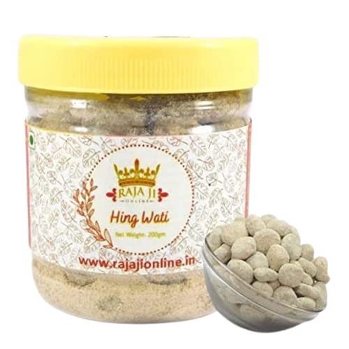 Raja Ji Online Hing Wati Digestive Pachak Churan Goli 200 Grams, | Jar Pack