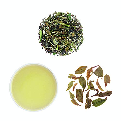 Gopaldhara Darjeeling Romance Premium White Tea - 100gm Tin Can, 3.5 Ounce | Premium White Mellow Sweet Whole Leaf Tea - Low Caffeine