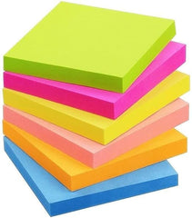 Super Sticky Notes - Self Adhesive Memo Pad Sticky Notes It Marker Sticker | 400 Pcs, Multicolor