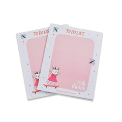 Collections To Do List Notepad, Tear-Off Pad, Memo Pad For Shopping Lists (Blush Pink) Pack Of 12