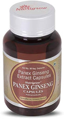 Nutrigrow Panex Ginseng Extract 400mg , Energy Performanc & Stress For Men & Women | 30 Capsules 50gm 0.1lbs Each Pack Of 2