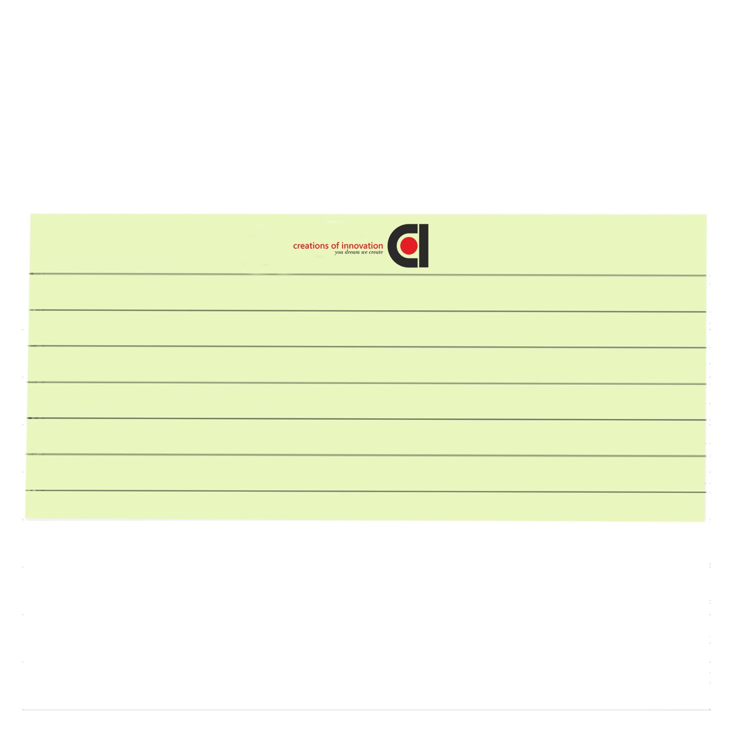 Writing Notepad Ruled 10.5x8.5 White, Pack Of 6 & 5 X 8 Green, Pack Of 12- Inch 50 -Sheet Lined