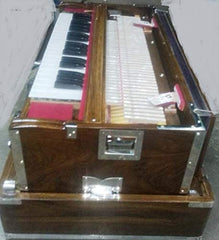 Musical Instrument Harmonium - 9 Scale Changer, 37 Italian Keys, 3 Set Of Reeds (Bass+ Male+ Female), 3 3/4 Octave | Handmade Instrument