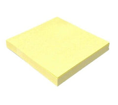 400 Pcs Pastel Yellow Sticky Notes (Pack Of 4 X 100 Sheets) Perfect For School & Office Use