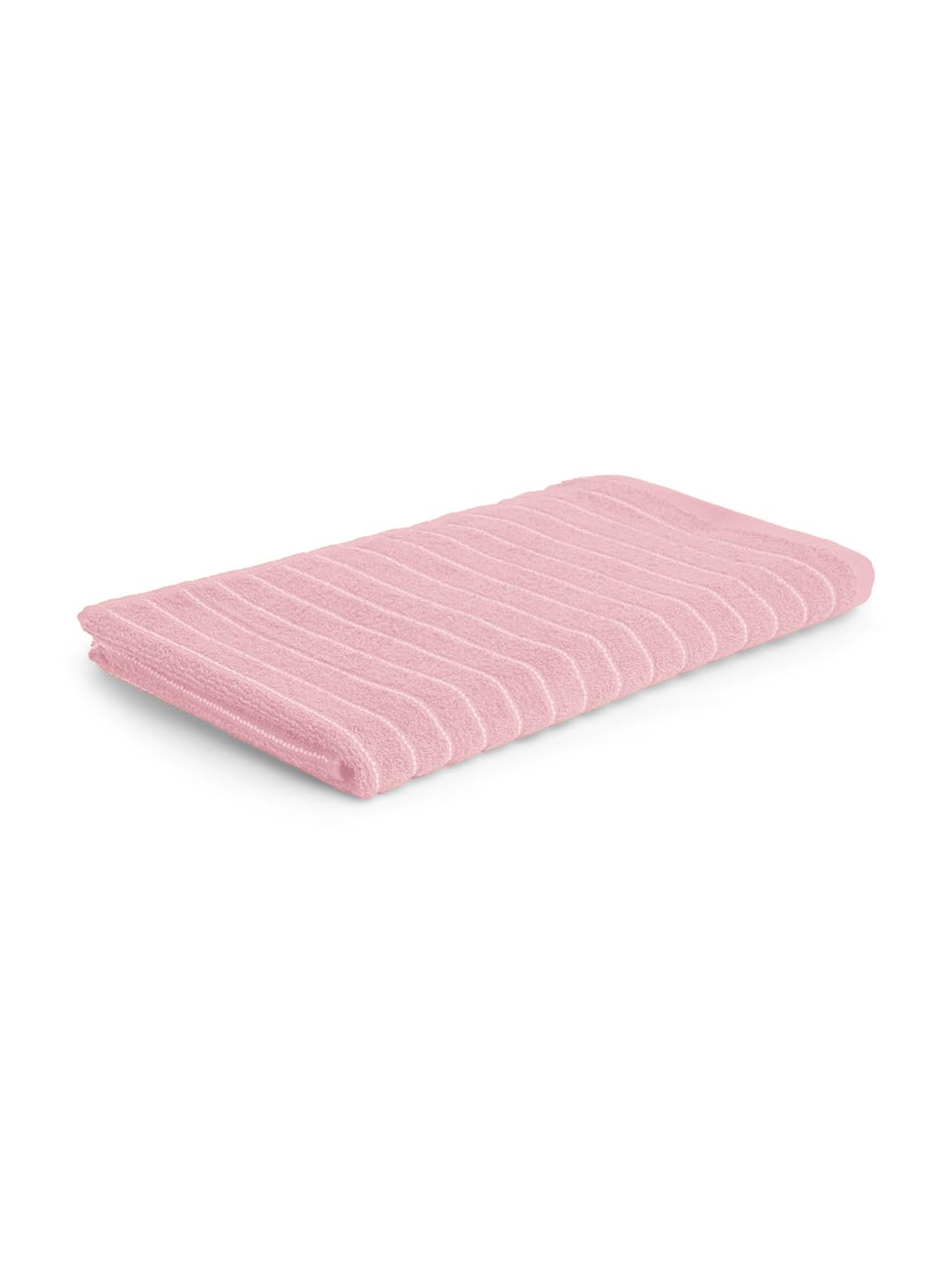 Welspun 2 In-1 100% Cotton 400 Gsm Bath Towel (Parfait Pink)