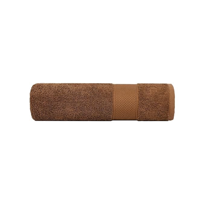 100% Cotton Bath Towel 450 Gsm (Brown)