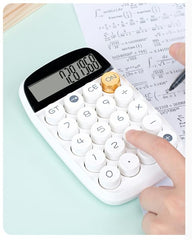 Coskira Calculator 10 Digit, Large Screen LCD Display, For School Business Ergonomic Mechanical Calculators With Large Round Keycap Desktop Calculator Large Button