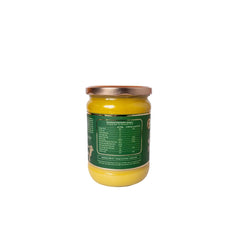 100% Natural A2 Gir Cow Desi Ghee By Vosges | Bilona Method Curd-Churned Pure A2 Desi Ghee For Authentic Taste | (500ml) 16.9 Ounce | Jar Pack