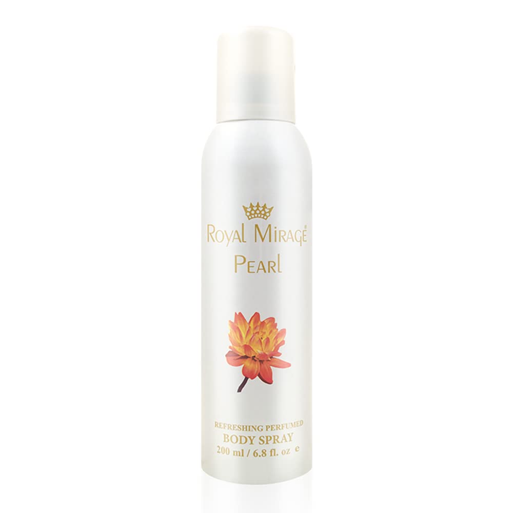 Royal Mirage Pearl Refreshing Perfumed Body Spray 200ml 6.8 Fl.oz. Unisex Fragrance