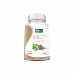 Seya Giloy Powder Guduchi, Gulvel For Immunity Booster, No Added Sugar, Ayurvedic Herbal Powder, Does Not Contain Any Preservatives Or Additives | 100gm 0.2lbs