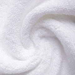 Vordvigo 100% Cotton Large Full Size Bath Towels 400 Gsm | Hotel & Spa, Super Soft Absorbent Antibacterial Bath Towel (White) - 1 Pcs