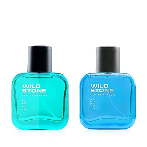 Wild Stone Edge & Hydra Energy Eau De Perfume 60ml 2.0 Fl.oz. | Perfect Gift For Special One | Pack Of 2