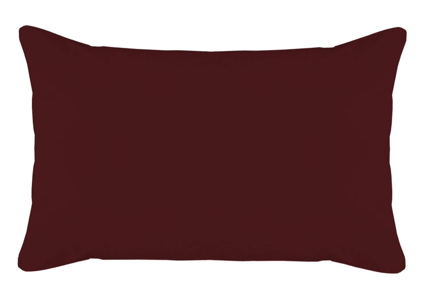 Microfiber Pillow Cushion Filler, Luxurious Pillow Filler, Brown, 16 X 24 Inch | Cushion Pillow Filler For Home Décor, Bedroom, Bed | All Season Comfort & Flawless Aesthetics - Pack Of 2