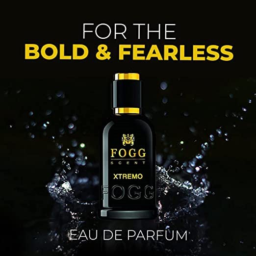 Fogg Scent Xtremo Eau De Parfum For Men 100ml 3.4 Fl.oz. | Long Lasting Fresh Fragrance For Men