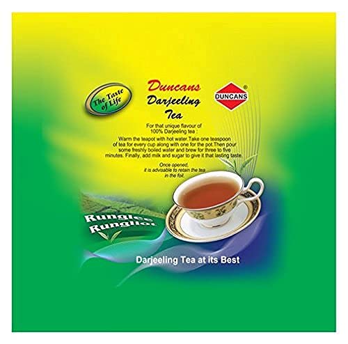 Duncans Darjeeling Tea - Pack Of 2 X 250gm Tin Caddy Pack, 8.8 Ounce Each | 100% Orthodox Tea Leaf - Darjeeling Loose Leaf Black Tea | Medium Caffeine Chai Patti