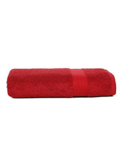 Monbest Urban Comfort Cotton Bath Towel 450 Gsm (Red)