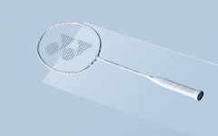 Yonex NANOFLARE NEXTAGE Graphite Badminton Racquet 4U G5, Colour - White , Grip Size - 3 1/4 Inches